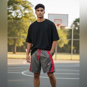 🏈 Georgia Bulldogs Athletic Shorts by Colosseum – Men’s Size Large